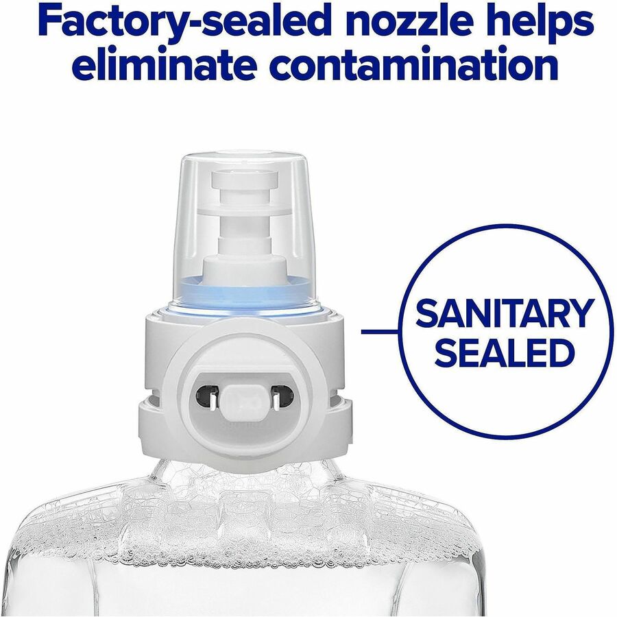 PURELL&reg; CS6 Hand Sanitizer Dispenser - Automatic - 1.27 quart Capacity - Support 4 x C Battery - Wall Mountable, Refillable, Site Window, Locking Mechanism, Touch-free - White - 1 Carton