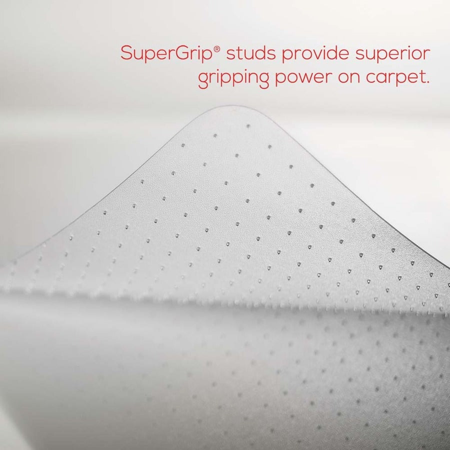 Hard Floor, Hardwood Floor, Tile Floor, Laminate Floor, Linoleum Floor, Concrete - 48" Length x 36" Width x 0.500" Thickness - Rectangular - Vinyl - Clear - 1 Carton