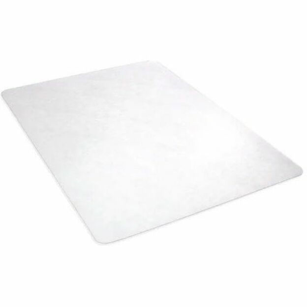 Hard Floor, Hardwood Floor, Tile Floor, Laminate Floor, Linoleum Floor, Concrete - 53" Length x 45" Width - Rectangular - Vinyl - Clear - 1 / Carton