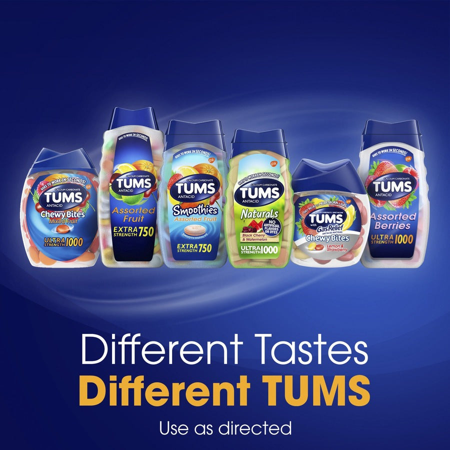 TUMS Smoothies Extra Strength Antacid Chewable Tablet
