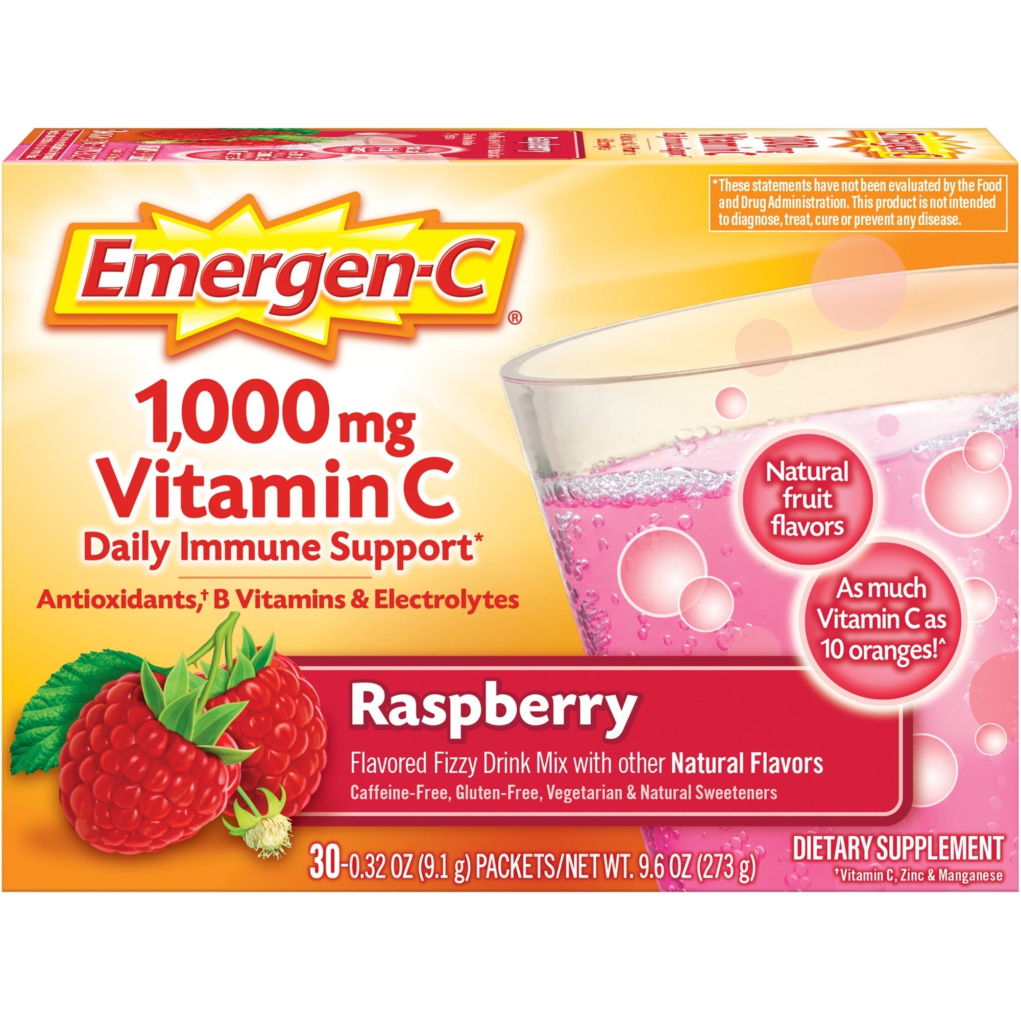 Emergen-C Raspberry Vitamin C Drink Mix