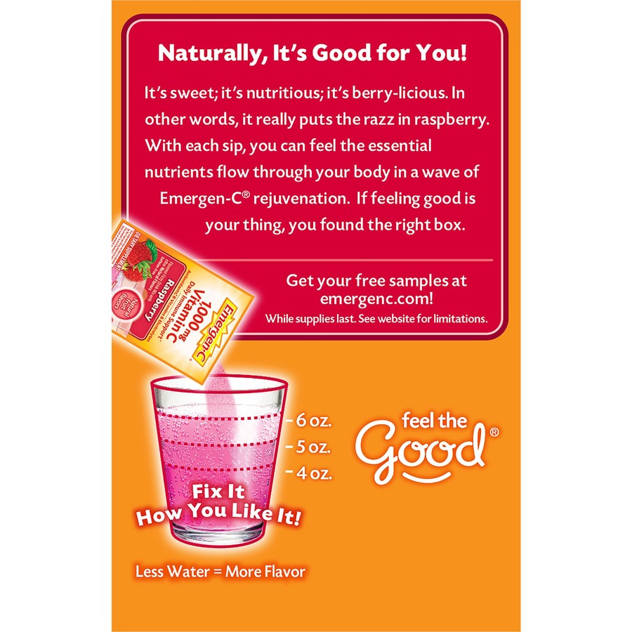 Emergen-C Raspberry Vitamin C Drink Mix