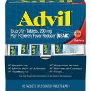 For Pain, Headache, Backache, Menstrual Cramp, Joint Pain, Fever - 50/Box - 1 Each