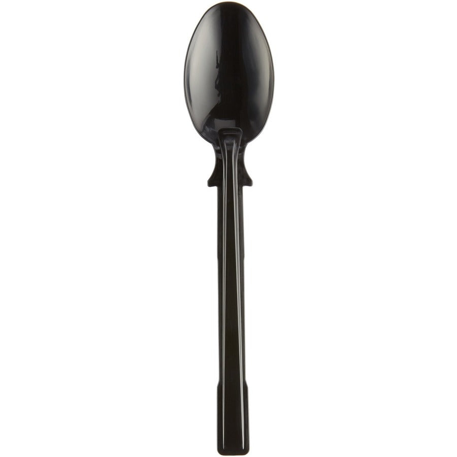 Teaspoon - 40 x Teaspoon - Disposable - Black - 24 / Box