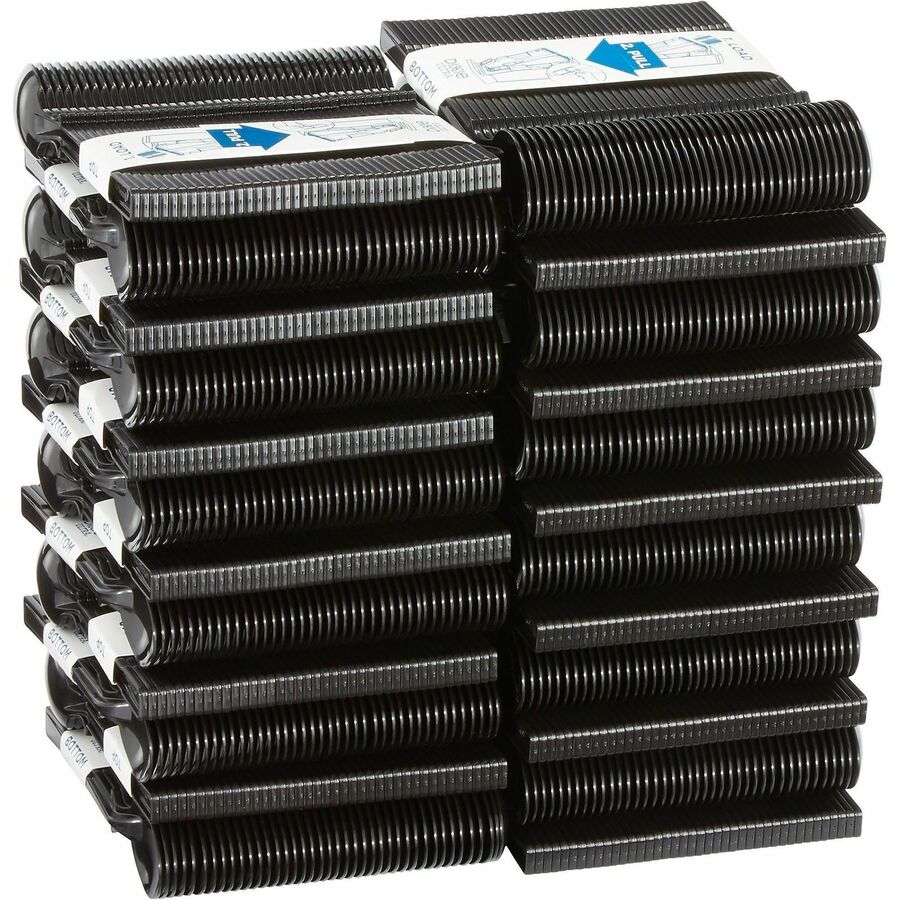 Teaspoon - 40 x Teaspoon - Disposable - Black - 24 / Box