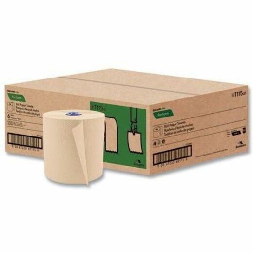 1 Ply - 7.50" Width x 775 ft Length - Natural - 6 / Pack