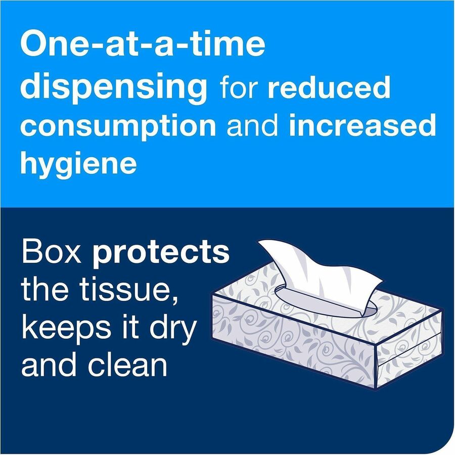 2 Ply - 7.87" Width x 8.20" Length - White - Fiber - 100/Box - 30 / Carton