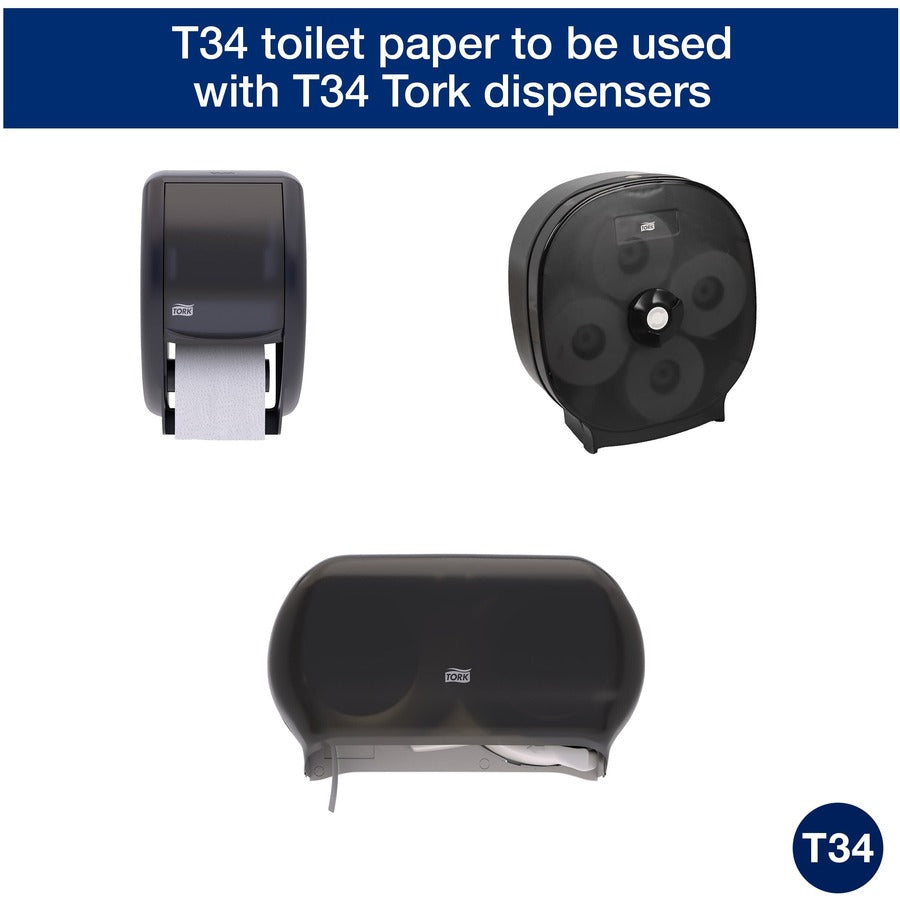 2 Ply4" Length - 616 Sheets/Roll - 5" Roll Diameter - Leaf and Stitch embossing - White - Fiber - 48 / Carton