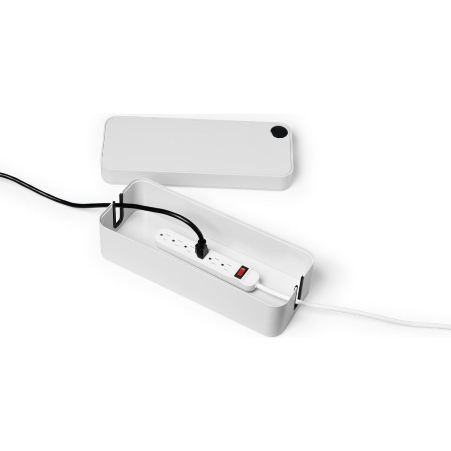 Cable Box - Gray - Plastic - 1 Each