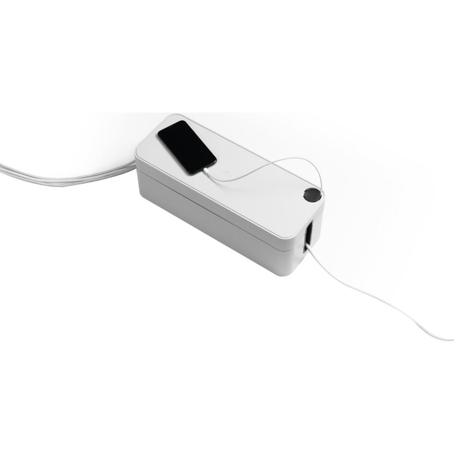 Cable Box - Gray - Plastic - 1 Each