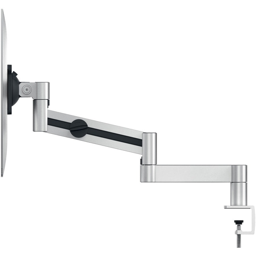 DURABLE Mounting Arm for Monitor - Silver - Height Adjustable - 1 Display(s) Supported - 38" Screen Support - 17.64 lb Load Capacity - 75 x 75, 100 x 100 - Aluminum, Plastic - 1 Each