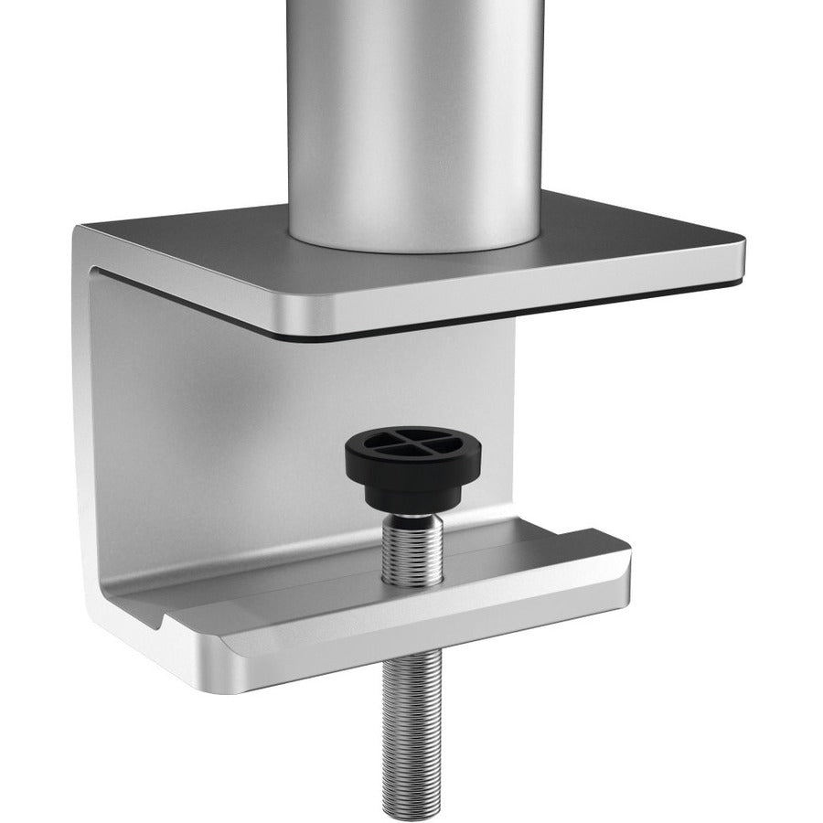 DURABLE Mounting Arm for Monitor - Silver - Height Adjustable - 1 Display(s) Supported - 38" Screen Support - 17.64 lb Load Capacity - 75 x 75, 100 x 100 - Aluminum, Plastic - 1 Each