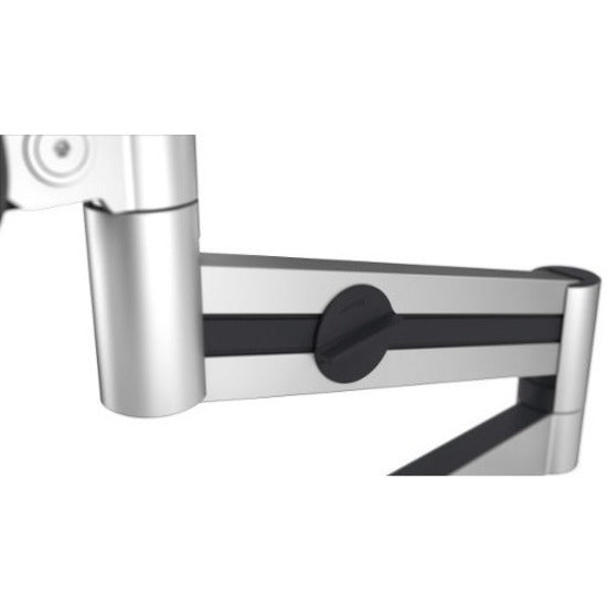 DURABLE Desk Mount for Monitor, Curved Screen Display - Silver - Height Adjustable - 1 Display(s) Supported - 38" Screen Support - 17 lb Load Capacity - 75 x 75, 100 x 100 - Aluminum, Plastic - 1 Each