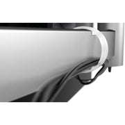 DURABLE Mounting Arm for Monitor - Silver - Height Adjustable - 2 Display(s) Supported - 27" Screen Support - 17.64 lb Load Capacity - 75 x 75, 100 x 100 - Aluminum, Plastic - 1 Each
