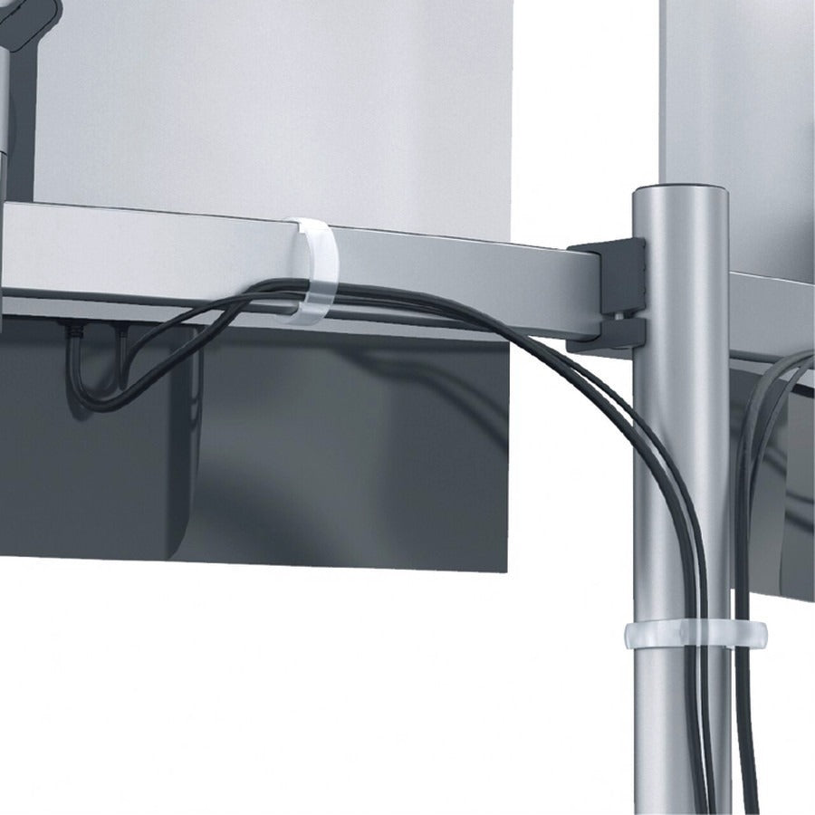 DURABLE Desk Mount for Monitor, Tablet, Curved Screen Display - Silver