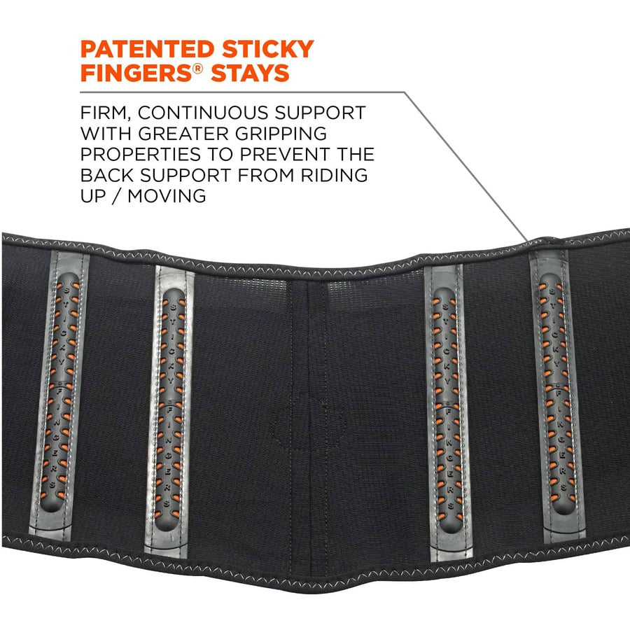 52" to 58" Waist Size - Black - Spandex - 1 Each