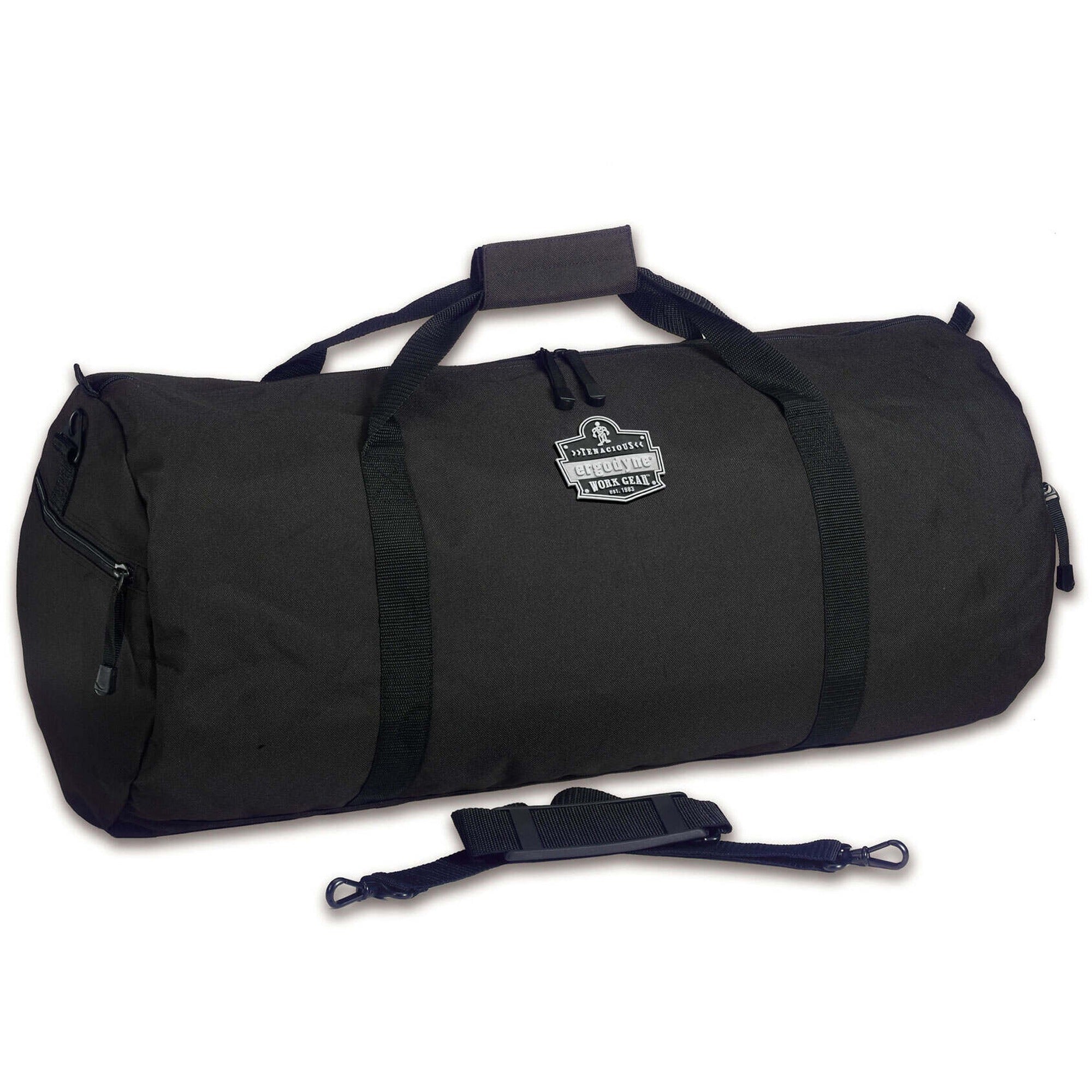 Ergodyne Arsenal 5020 Carrying Case (Duffel) Travel Essential - Black - Wear Resistant, Tear Resistant, Water Resistant, Stain Resistant - 600D Polyester Body - Shoulder Strap, Handle - 12" Height x 12" Width x 23" Depth - Small Size - 1 Each