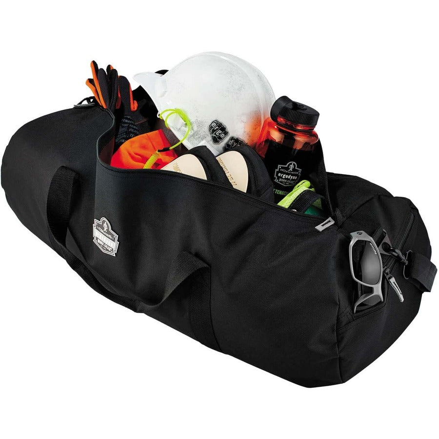 Ergodyne Arsenal 5020 Carrying Case (Duffel) Travel Essential - Black - Wear Resistant, Tear Resistant, Water Resistant, Stain Resistant - 600D Polyester Body - Shoulder Strap, Handle - 13" Height x 13" Width x 28.5" Depth - Medium Size - 1 Each