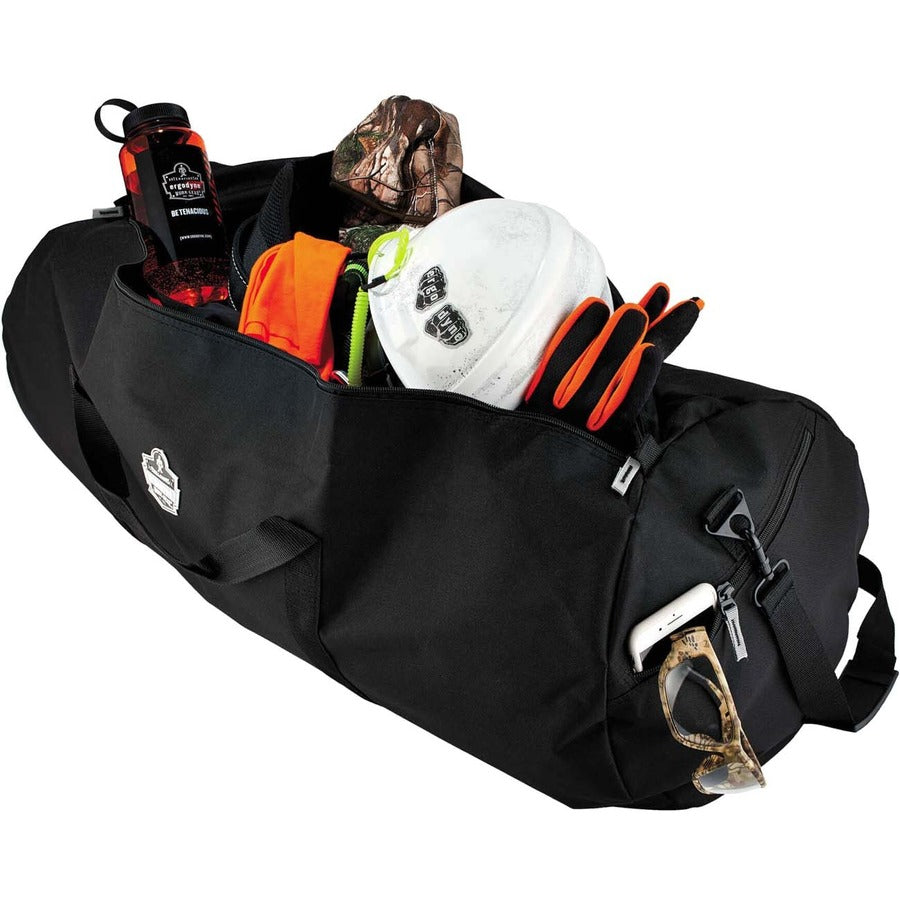 Ergodyne Arsenal 5020 Carrying Case (Duffel) Travel Essential - Black - Wear Resistant, Tear Resistant, Water Resistant, Stain Resistant - 600D Polyester Body - Shoulder Strap, Handle - 14" Height x 14" Width x 35" Depth - Large Size - 1 Each