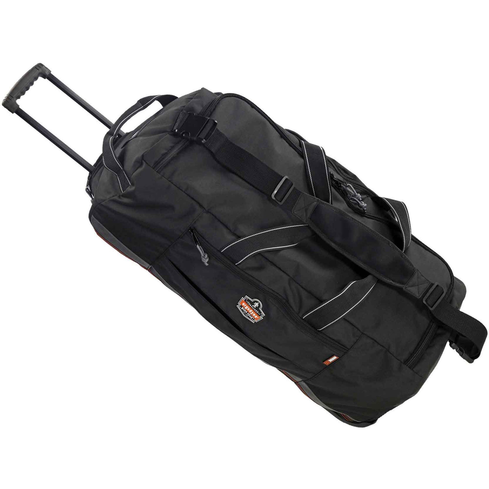 Water Resistant Back, Wear Resistant, Tear Resistant - 1200D Polyester, Nylon Body - Handle, Shoulder Strap, Telescoping Handle - 12.5" Height x 14" Width x 32.5" Depth - Large Size - 1 Each