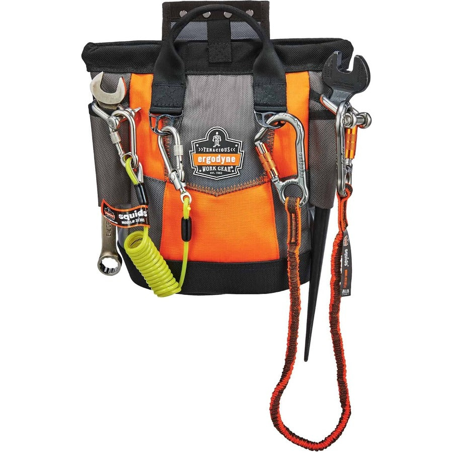 Abrasion Resistant - 1680D Ballistic Polyester Body - Fabric Interior Material - D-ring, Handle - 11.5" Height x 6" Width x 10" Depth - 1 Each