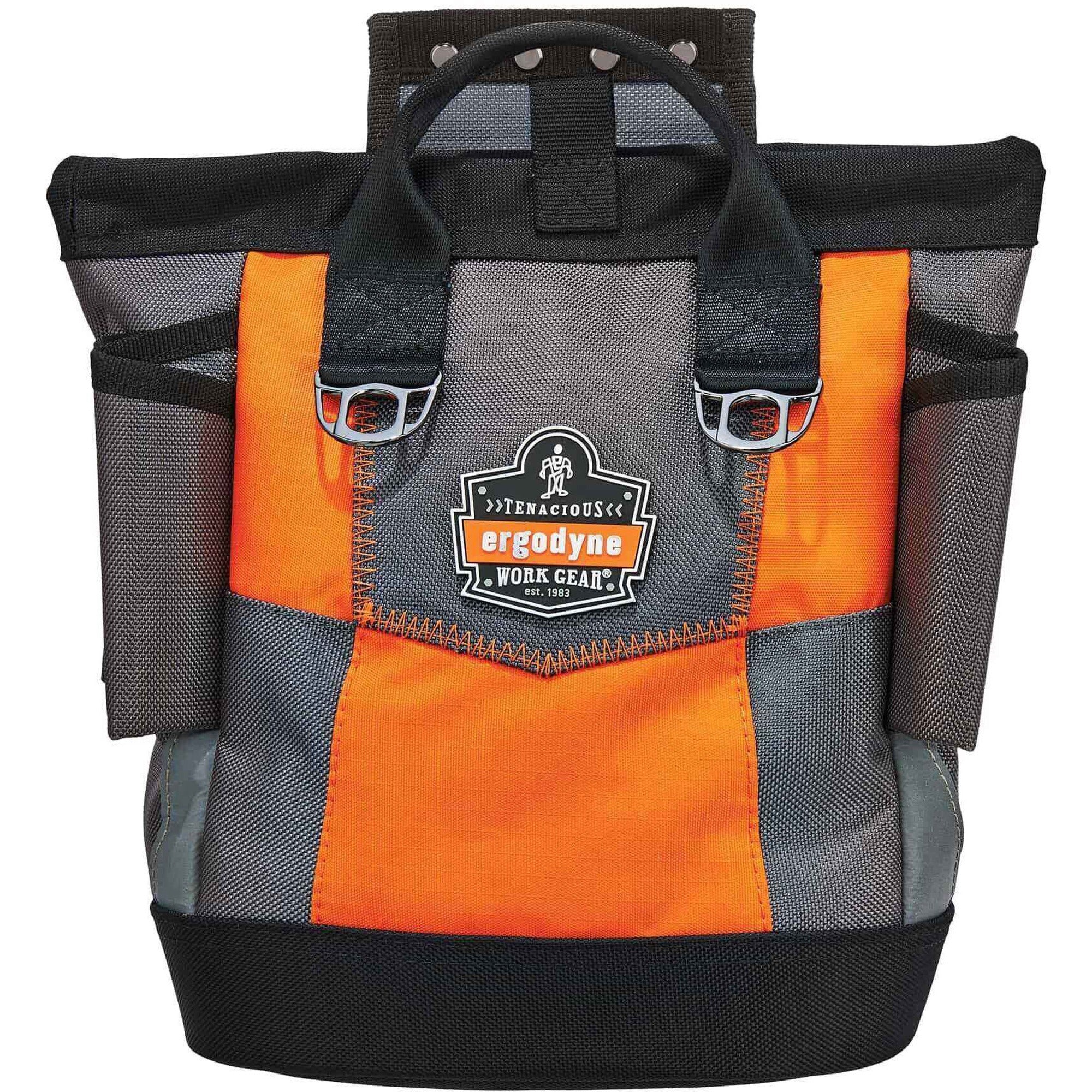 Abrasion Resistant - 1680D Ballistic Polyester Body - Fabric Interior Material - D-ring, Handle - 11.5" Height x 6" Width x 10" Depth - 1 Each