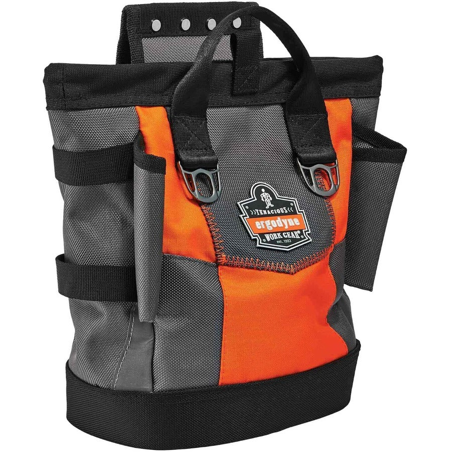 Abrasion Resistant - 1680D Ballistic Polyester Body - Fabric Interior Material - D-ring, Handle - 11.5" Height x 6" Width x 10" Depth - 1 Each