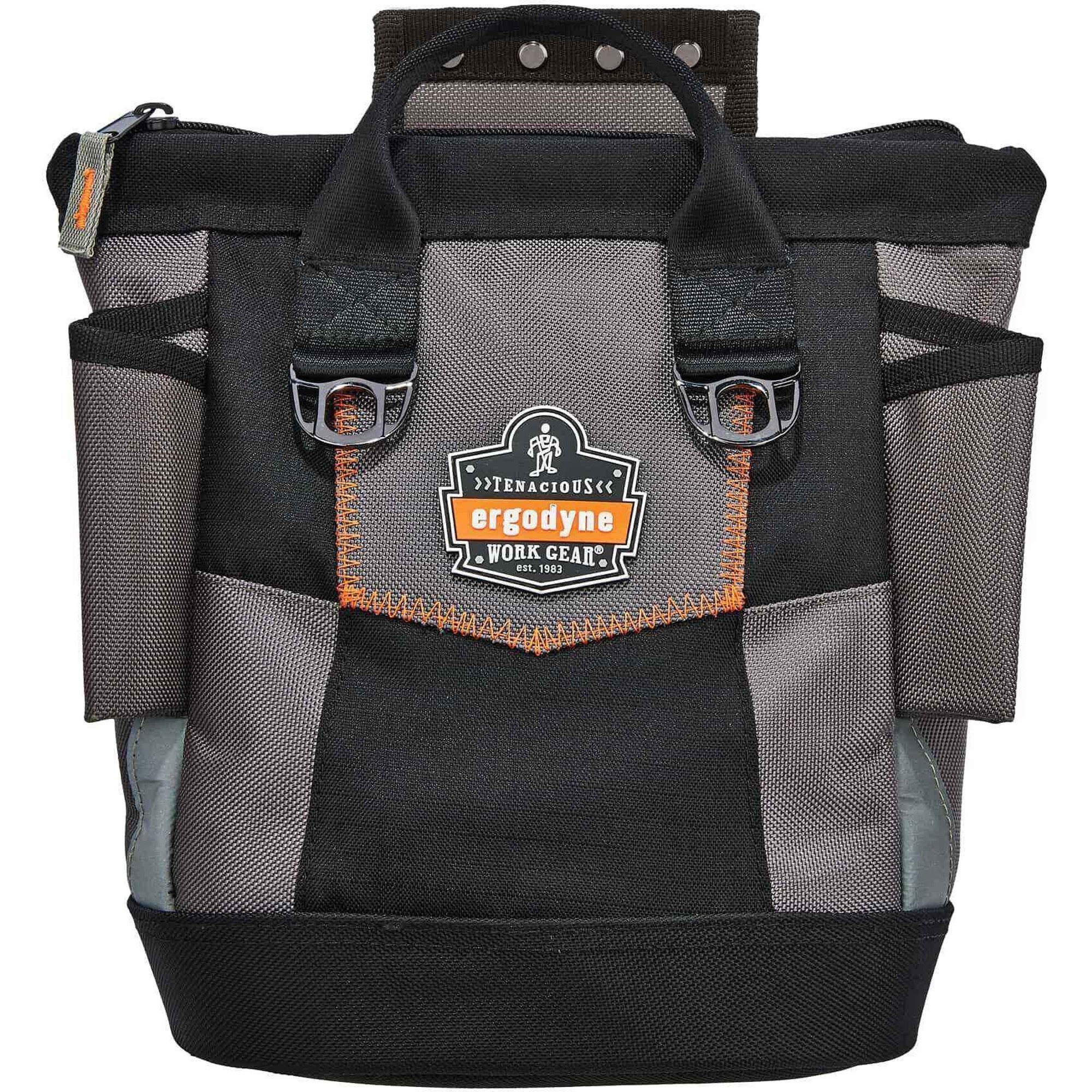 Abrasion Resistant - 1680D Ballistic Polyester Body - D-ring, Handle - 11.5" Height x 6" Width x 10" Depth - 1 Each