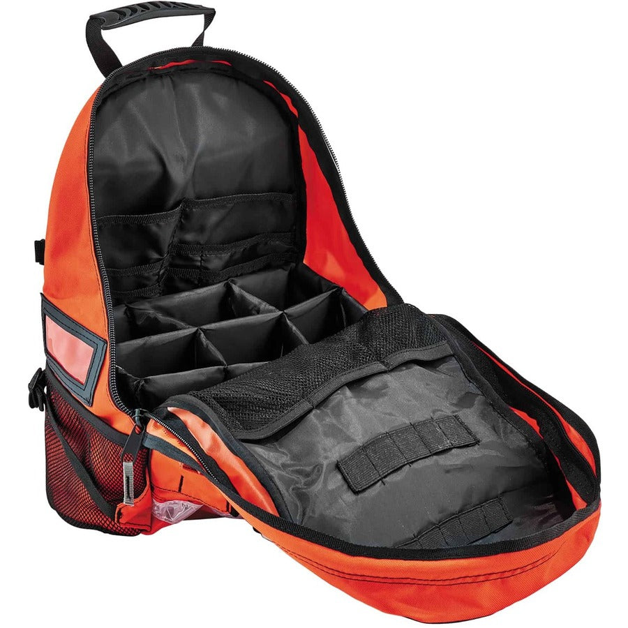 600D Polyester Body - Reflective Trim - Shoulder Strap, Handle - 17.5" Height x 7" Width x 12" Depth - 1 Each