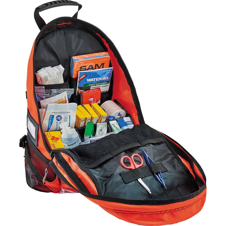 600D Polyester Body - Reflective Trim - Shoulder Strap, Handle - 17.5" Height x 7" Width x 12" Depth - 1 Each