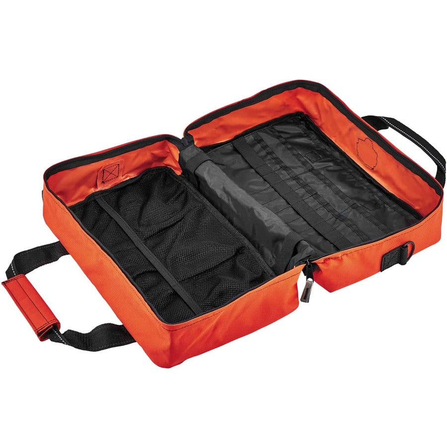 600D Polyester Body - Reflective Trim - 10" Height x 7.5" Width x 16.5" Depth - Small Size - 1 Each