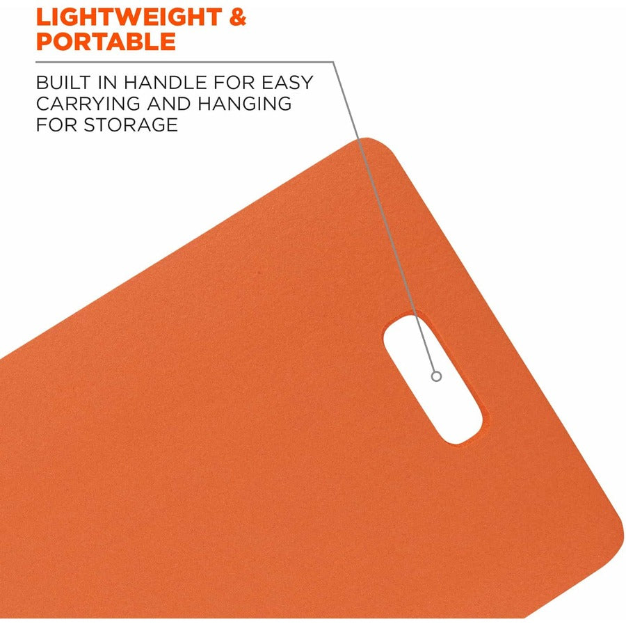 Orange - Foam Rubber, Nitrile Rubber - 1 Each