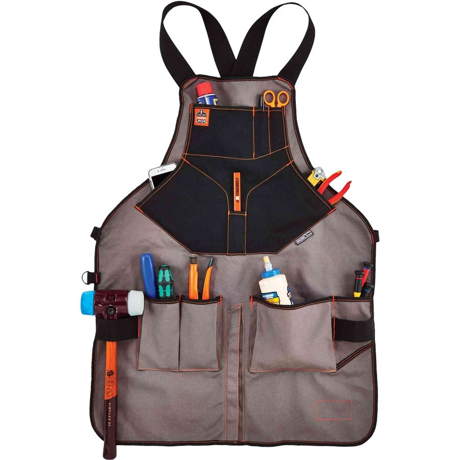 Gray - Canvas - 13 x Waist/Chest Pocket - 1 Each