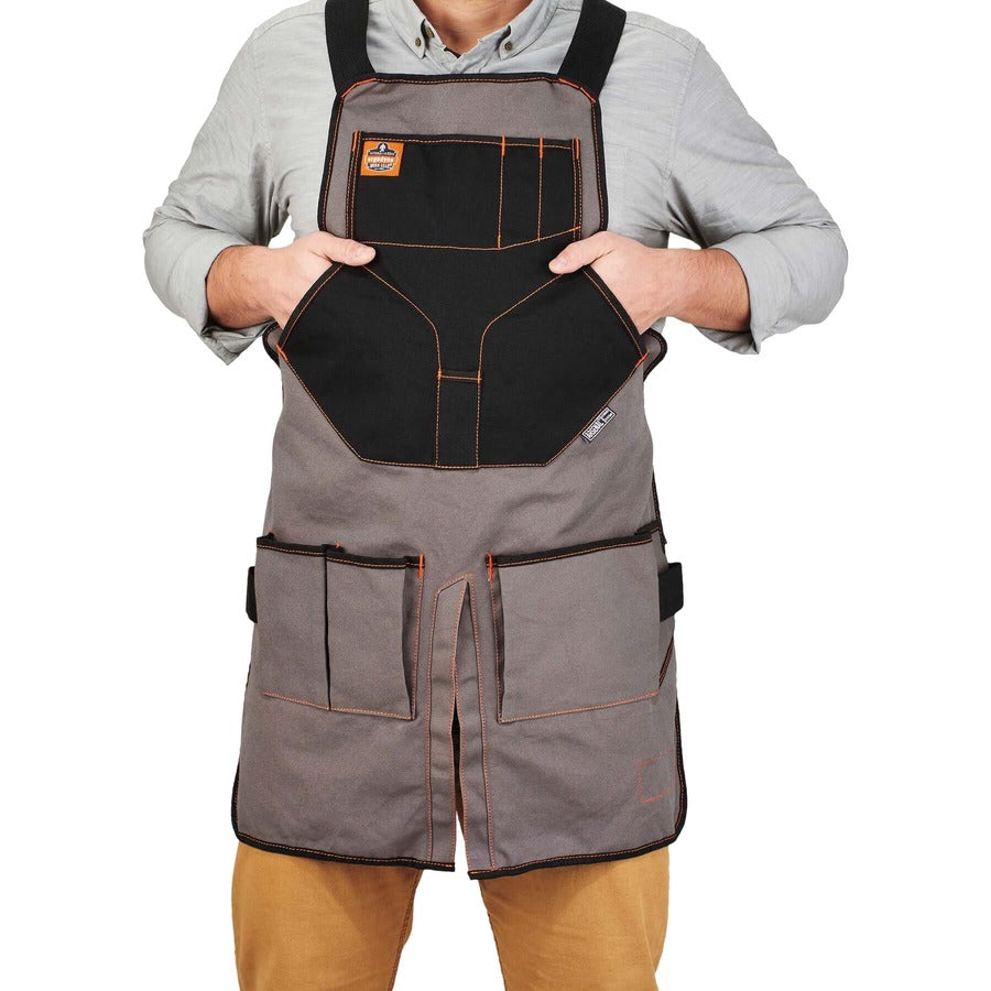 Gray - Canvas - 13 x Waist/Chest Pocket - 1 Each