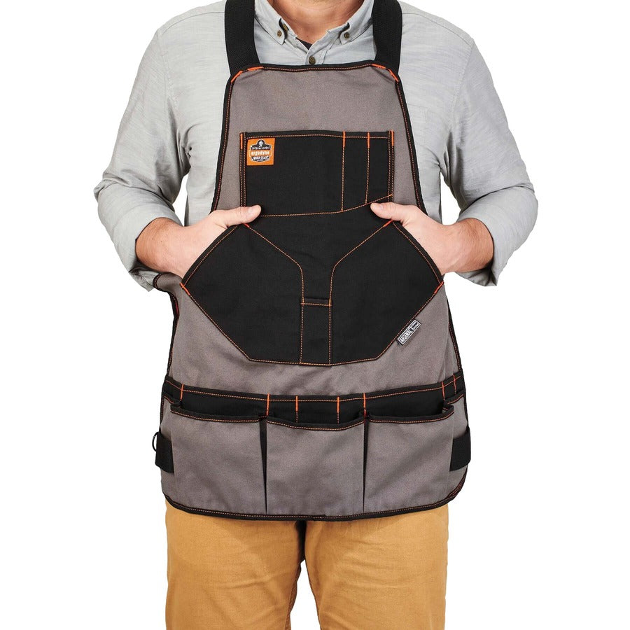 Gray - Canvas, Cotton - 22 x Waist/Chest Pocket - 1 Each