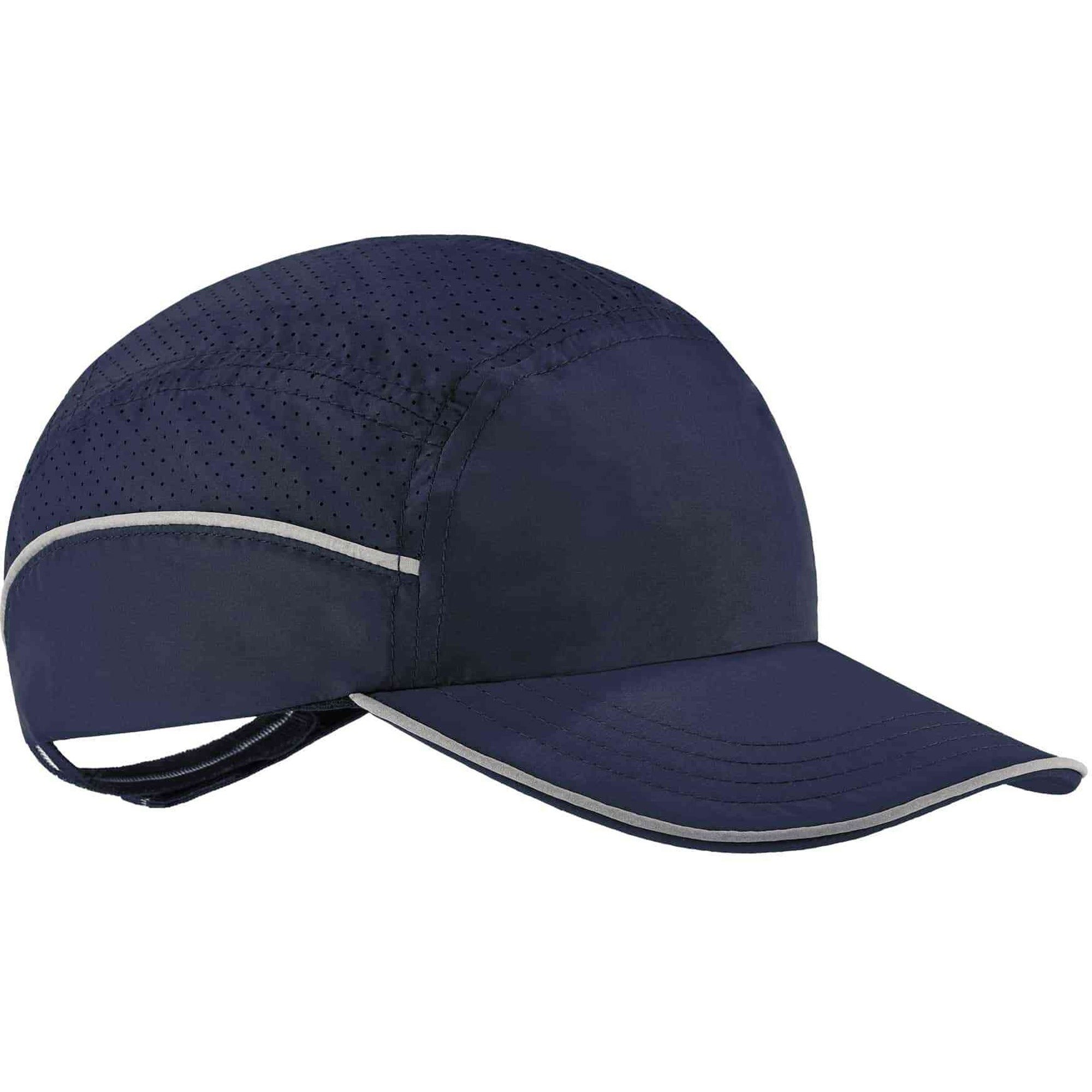 Ergodyne Skullerz 8955 Lightweight Bump Cap Hat, Navy, High-Density Polyethylene Shell, Vented, Reflective, Breathable, Removable Liner, Machine Washable, 1 Each