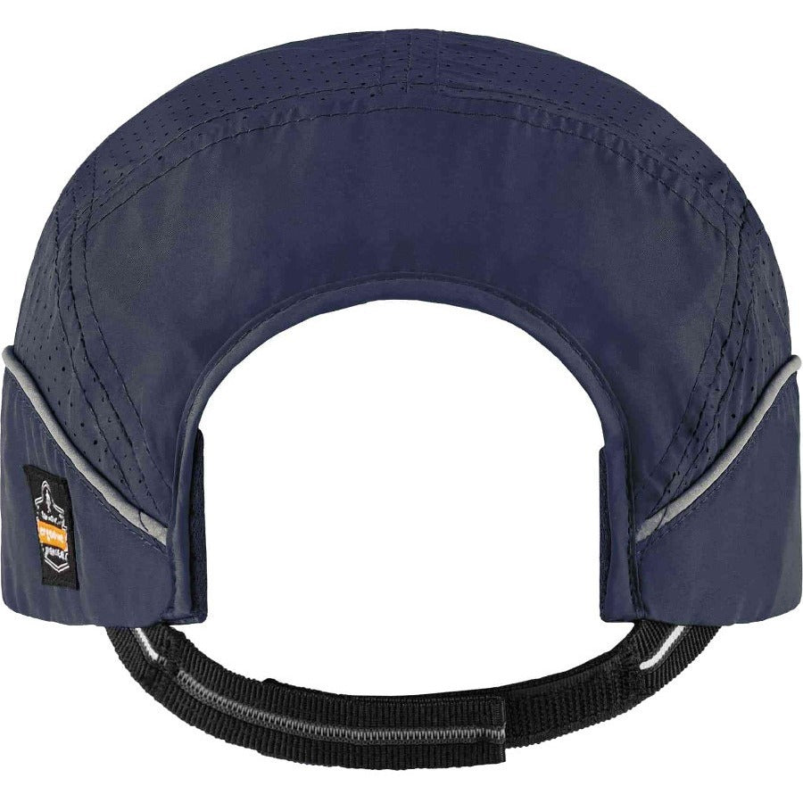 Ergodyne Skullerz 8955 Lightweight Bump Cap Hat, Navy, High-Density Polyethylene Shell, Vented, Reflective, Breathable, Removable Liner, Machine Washable, 1 Each