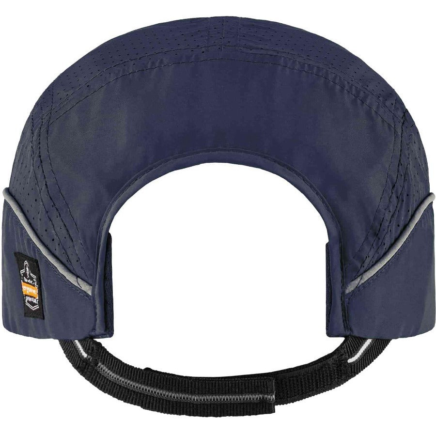 Ergodyne Skullerz 8955 Lightweight Bump Cap Hat, Navy, High-Density Polyethylene Shell, Vented, Reflective, Breathable, Removable, Machine Washable, Impact Resistant, 1 Each