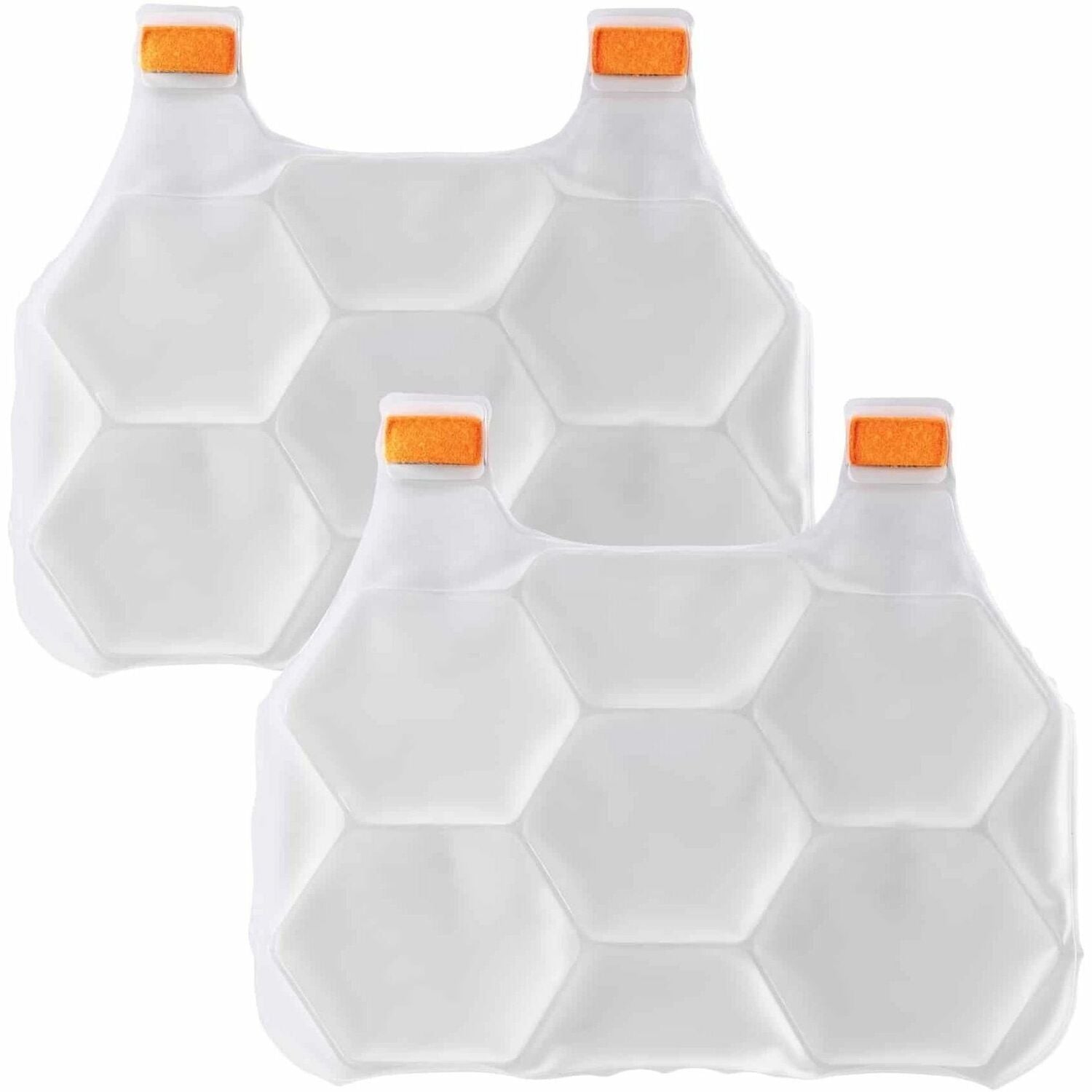 Ergodyne 6220 Phase Change Cooling Vest Charge Packs, Clear/White, Cotton, 2 per Set