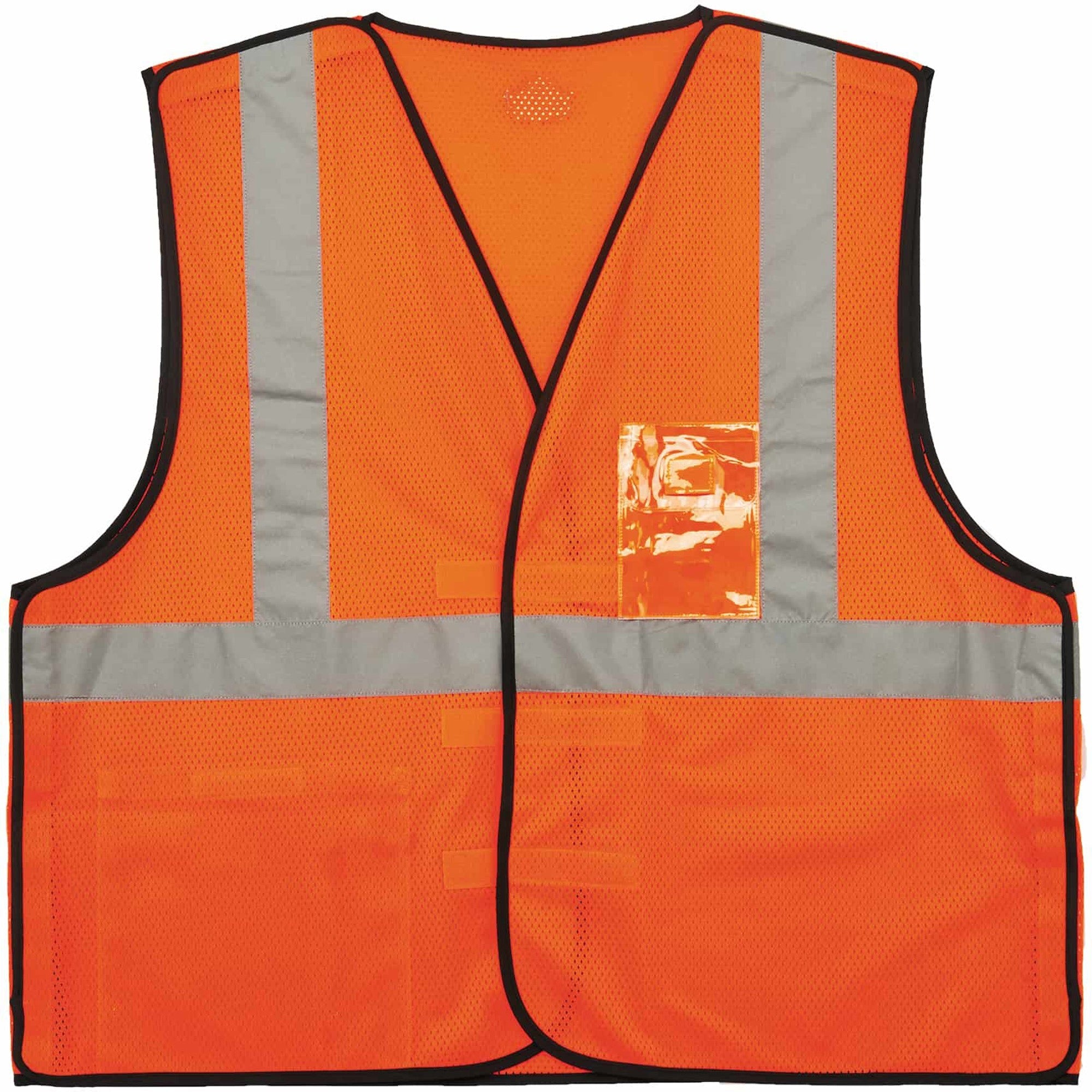Ergodyne GloWear Type R C2 Breakaway Mesh Safety Vest, 4XL/5XL, Orange, Reflective, Hook & Loop Closure, Pocket, Badge Holder, Breathable, Lightweight, 1 Each