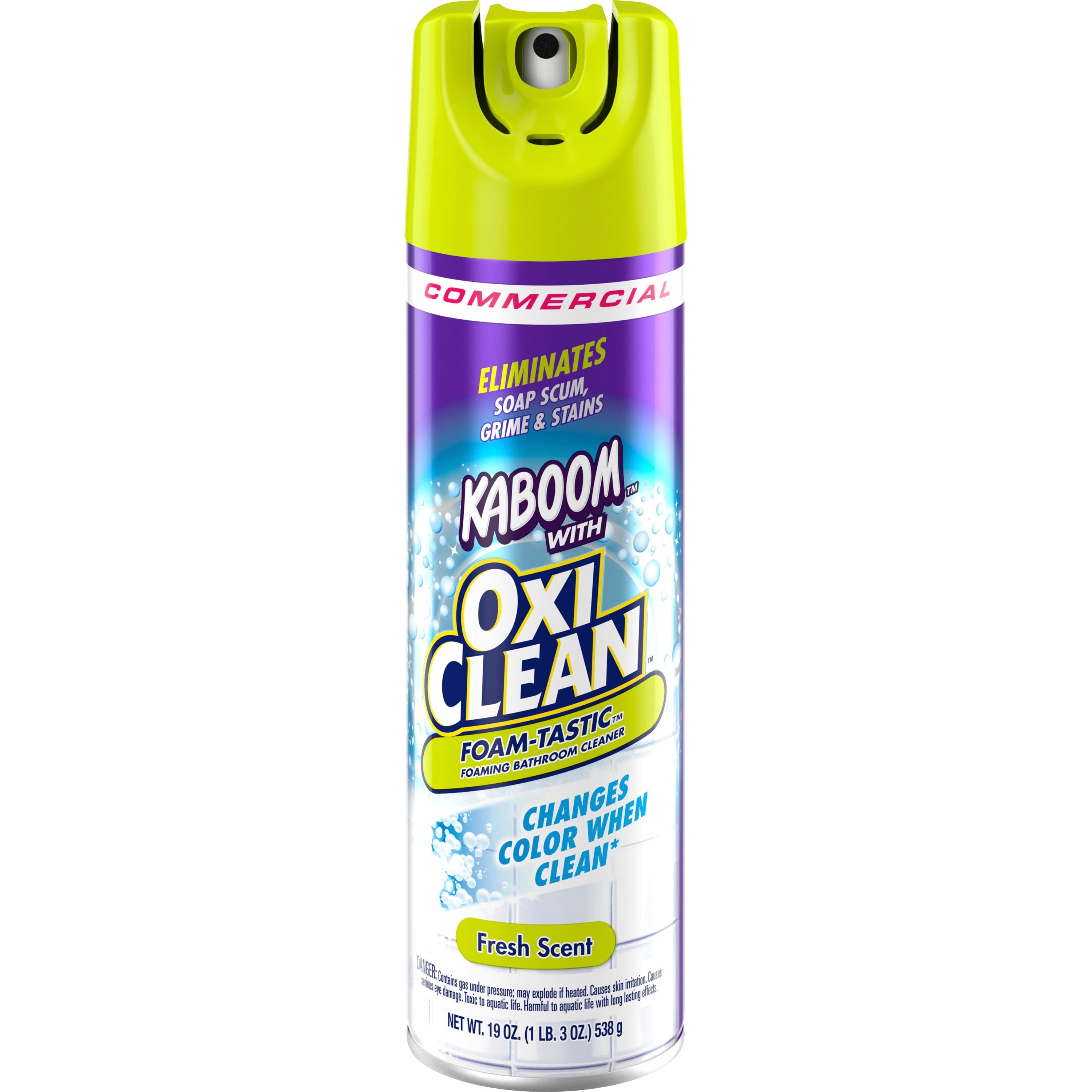 Kaboom Foam-Tastic Bathroom Cleaner - Ready-To-Use - 19 oz (1.19 lb) - Fresh Scent - Residue-free, Fast Acting, Non-staining, CFC-free - 1 Each
