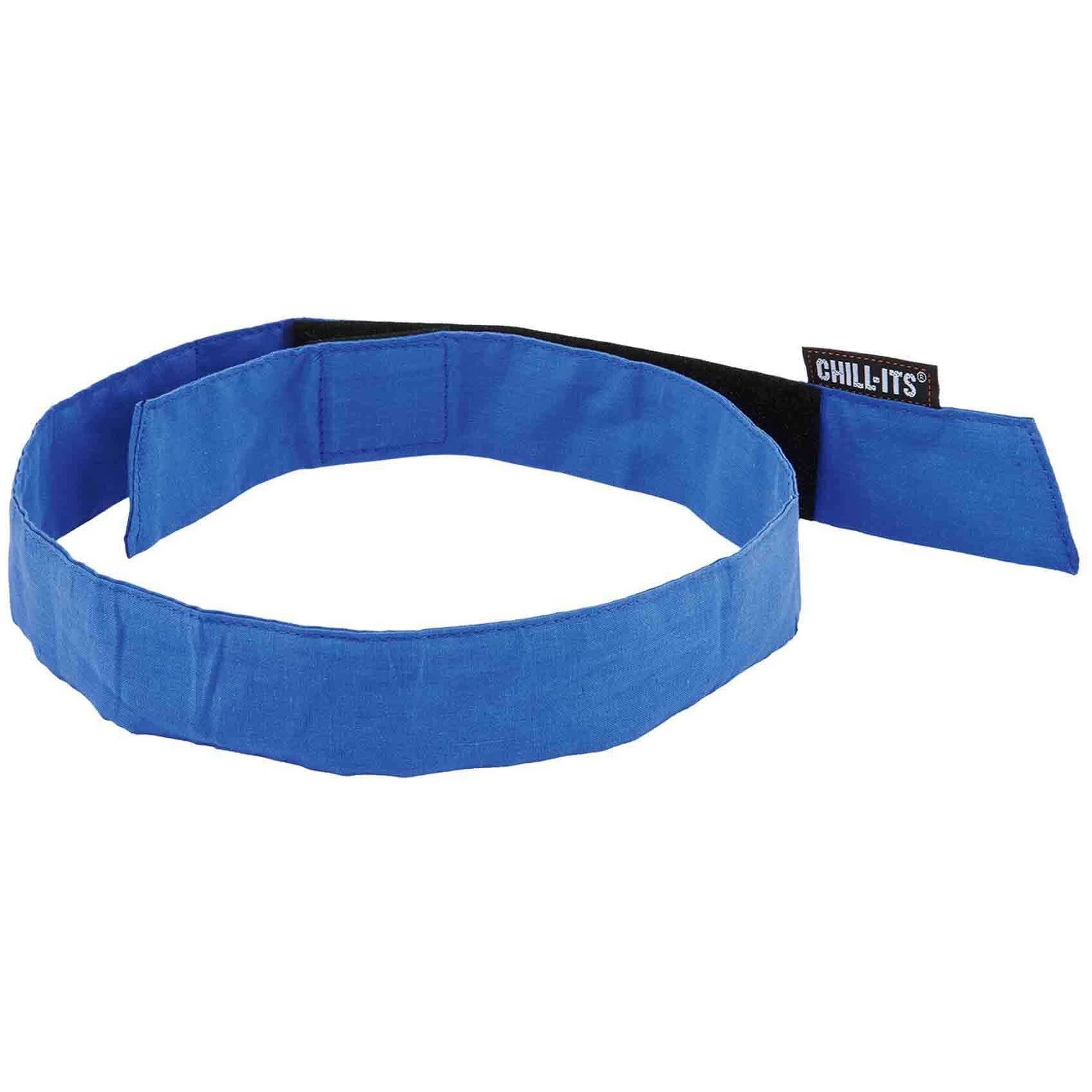 Ergodyne 6705 Evaporative Cool Bandana, Blue, Acrylic/Polymer, 24 per Carton