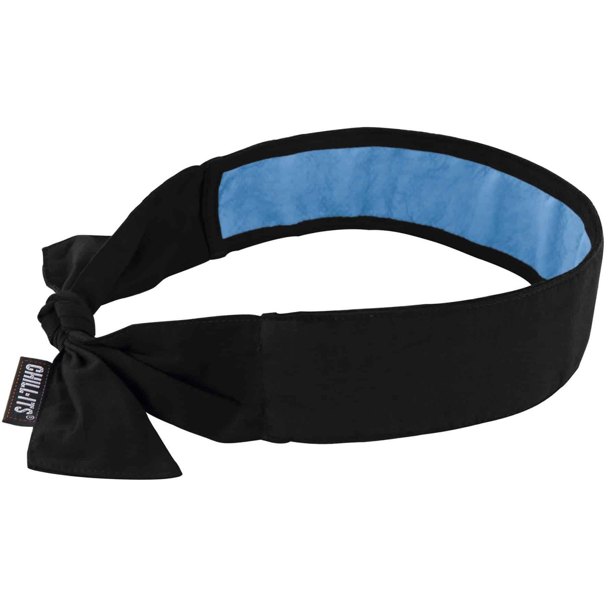 Ergodyne 6700CT Cooling Bandana - Black - Cotton