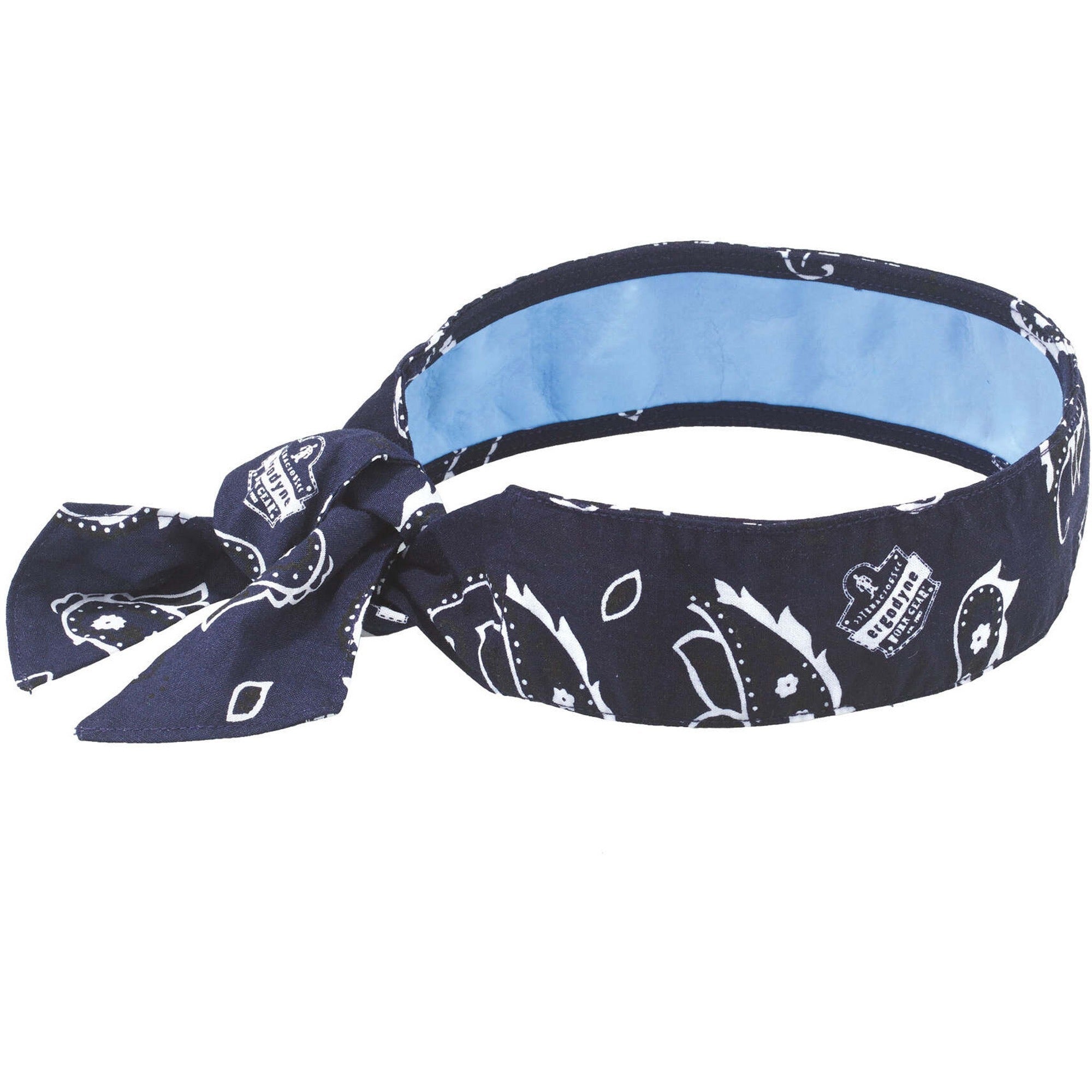 Ergodyne 6700CT Cooling Bandana - Blue - Cotton