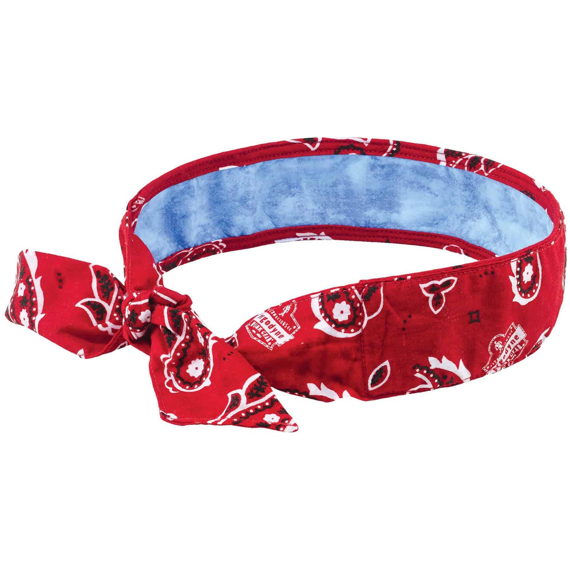 Ergodyne 6700CT Cooling Bandana - Red - Cotton