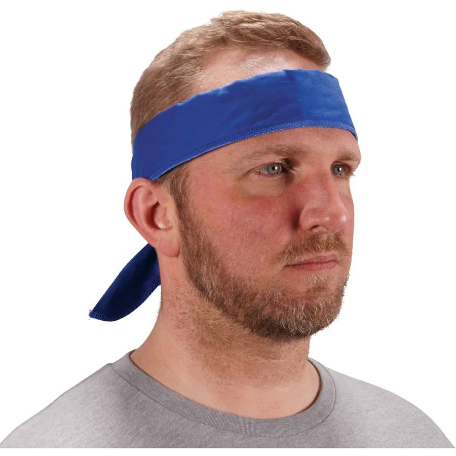 Ergodyne 6702 Cooling Bandana - Blue - Polymer