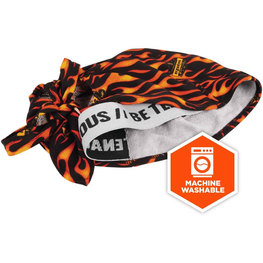 Ergodyne Chill-Its 6615 High-Performance Bandana Do Rag, Multi, Fabric, 6 per Carton