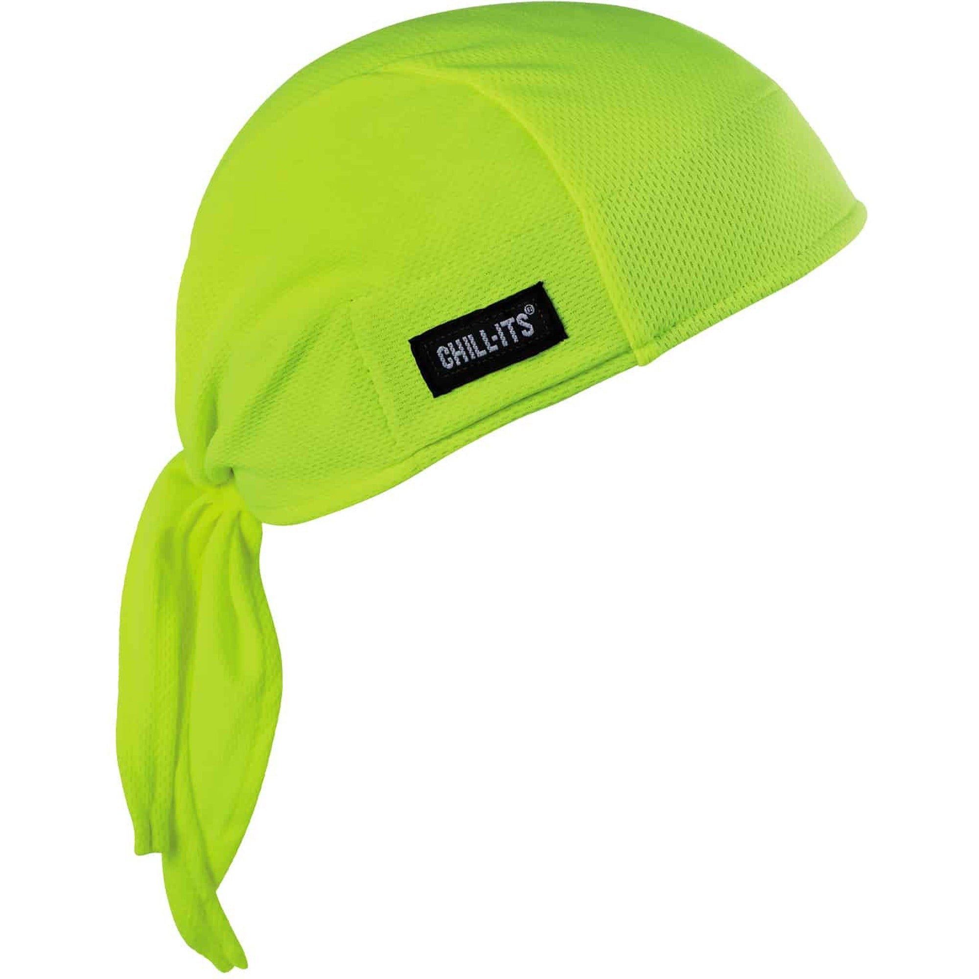 Ergodyne High-Performance Bandana Do Rag - Yellow - Fabric - 6 / Carton