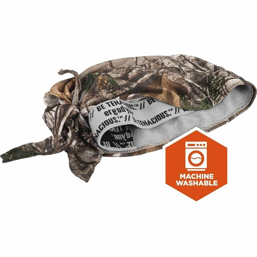Ergodyne Chill-Its 6615 High-Performance Bandana Do Rag, Multi-Color Fabric, 6 per Carton
