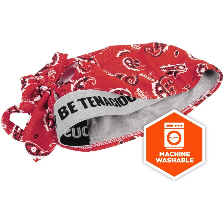 Ergodyne High-Performance Bandana Do Rag - Red - Fabric - 6 / Carton